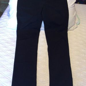 New York & Company Black straight leg jeans..